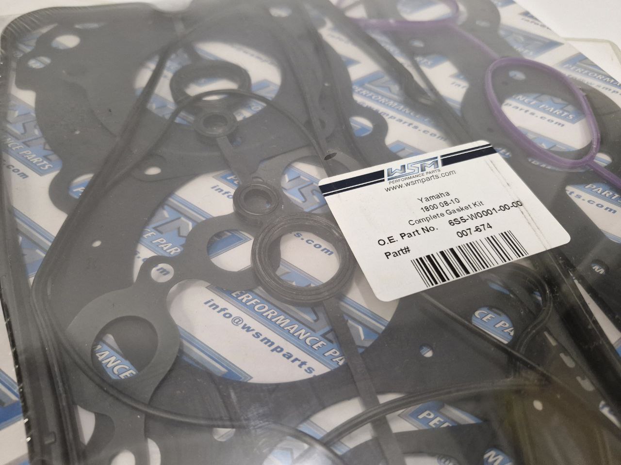 Полный комплект прокладок гидроциклов Yamaha FX, FZR, FZS 1800 SHO 007-674-1