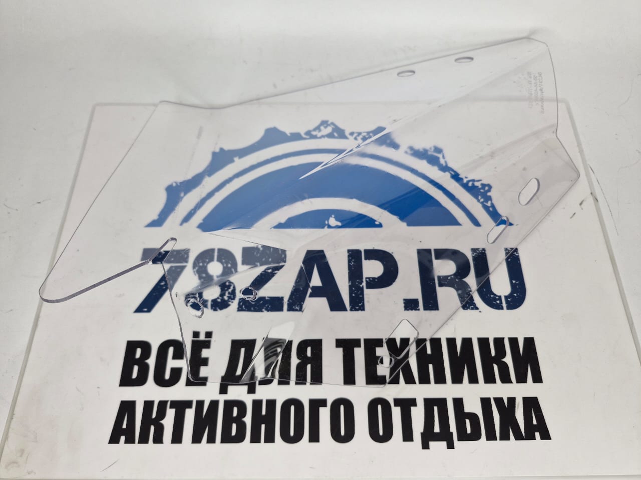 Стекло ветровое левое снегоходов BRP Ski-Doo, Lynx платформы REV-XU, REV-XR (2мм)-1