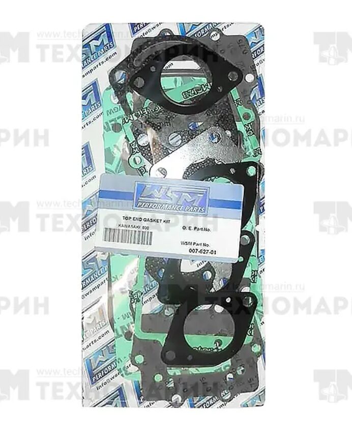 Верхний к-т прокладок гидроциклов Kawasaki 800 007-627-01