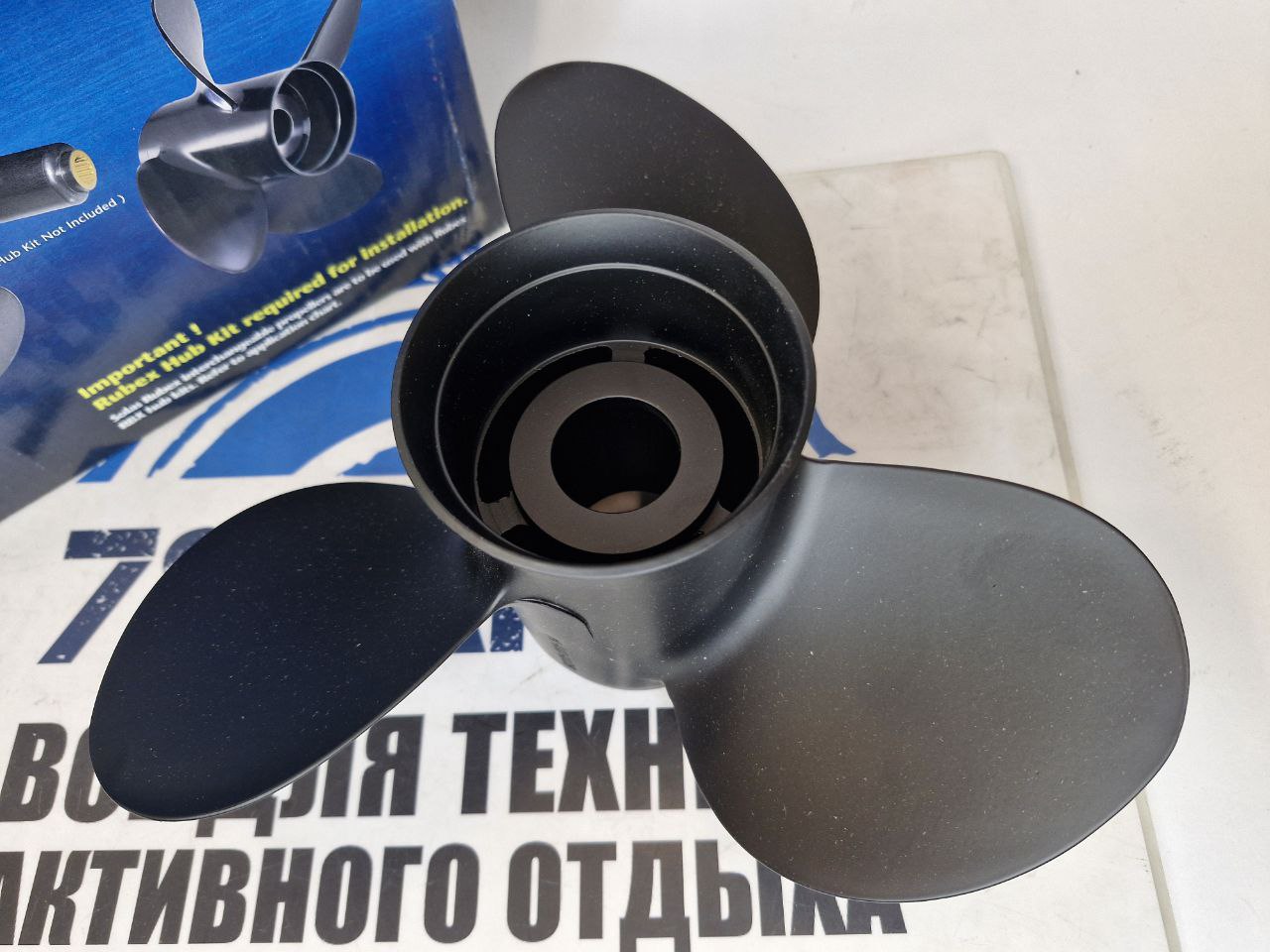 Винт гребной подвесных лодочных моторов, плм Solas 9311-111-14, 3x11.1x14 (R) (Rubex)-3