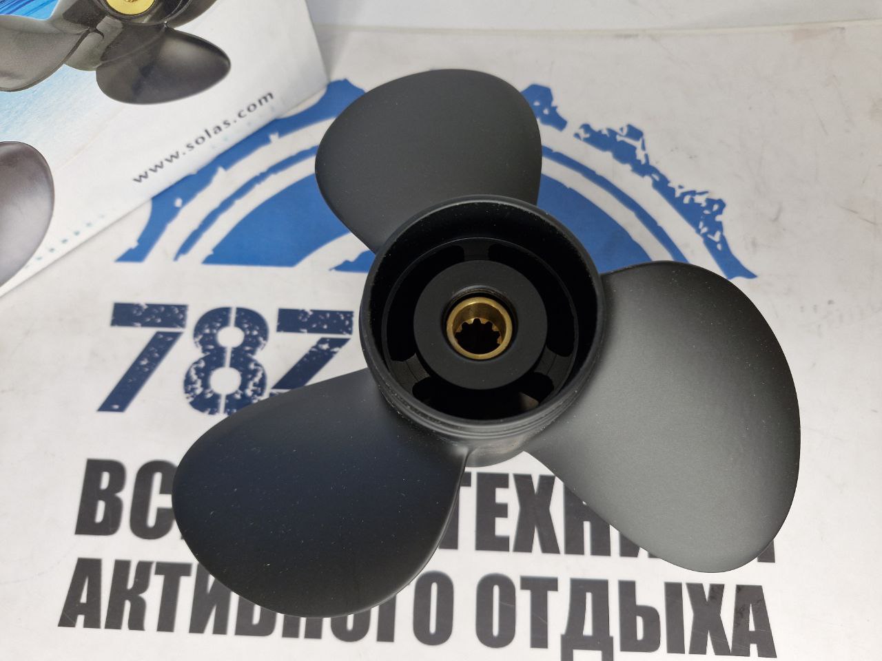 Винт гребной Solas подвесных лодочных моторов, плм Suzuki, Johnson 4111-093-11A, 3x9.3x11 (R)-1