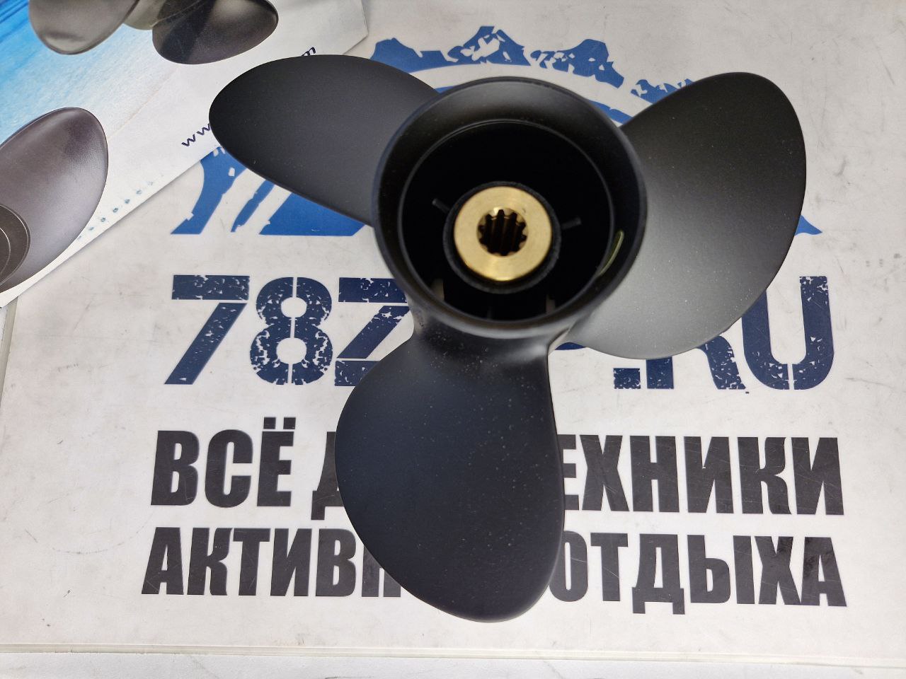 Винт гребной Solas подвесных лодочных моторов, плм Suzuki, Johnson 4111-093-11A, 3x9.3x11 (R)-3