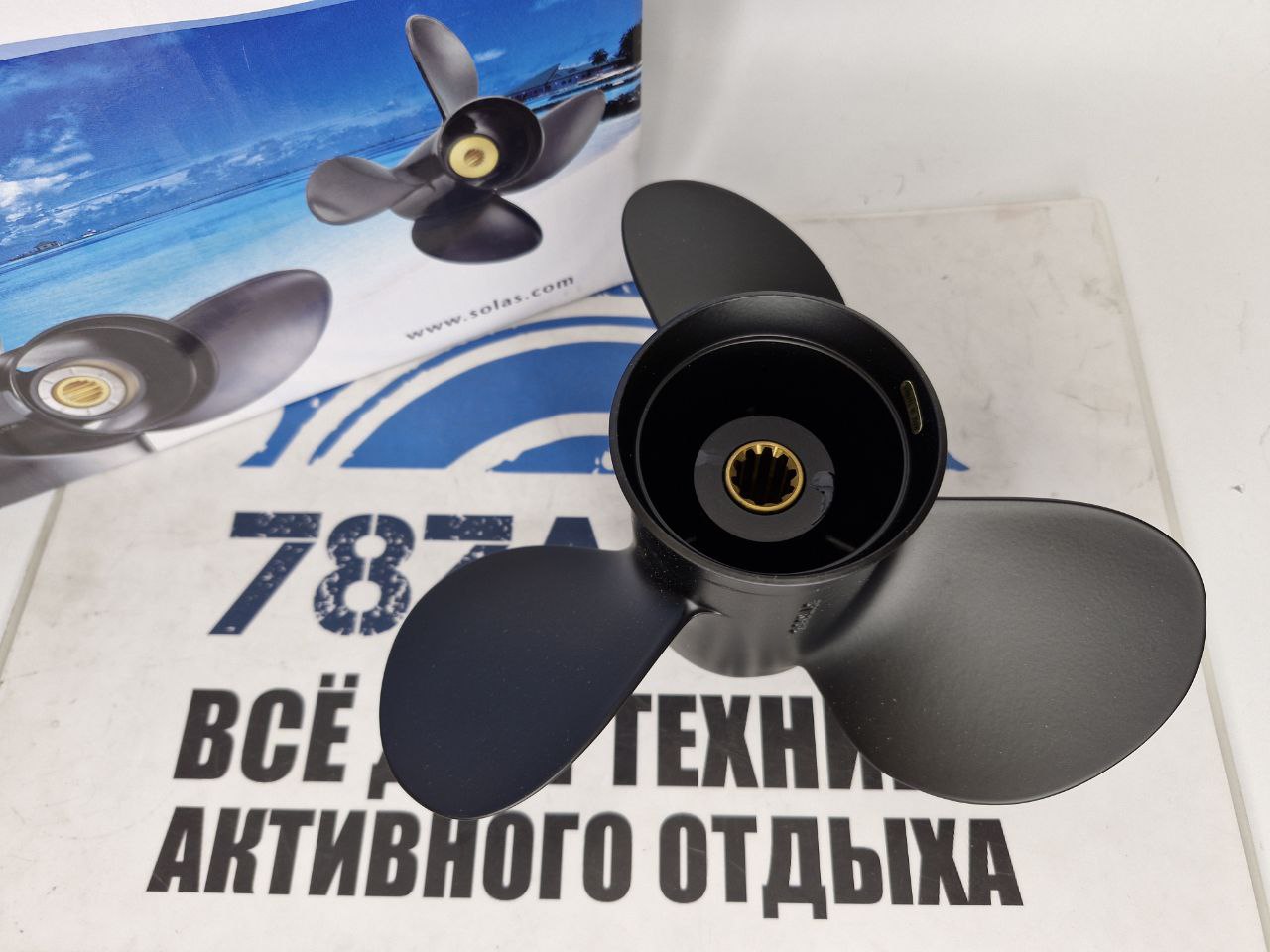 Винт гребной Solas подвесных лодочных моторов Tohatsu, Mercury, Honda 5211-099-13, 3x9.9x13 (R)-1