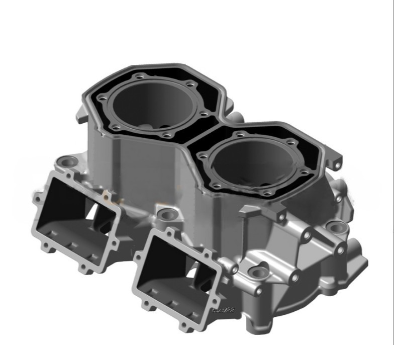 Блок цилиндров снегоходов BRP Ski-Doo/ Lynx 600 EFI 420923724