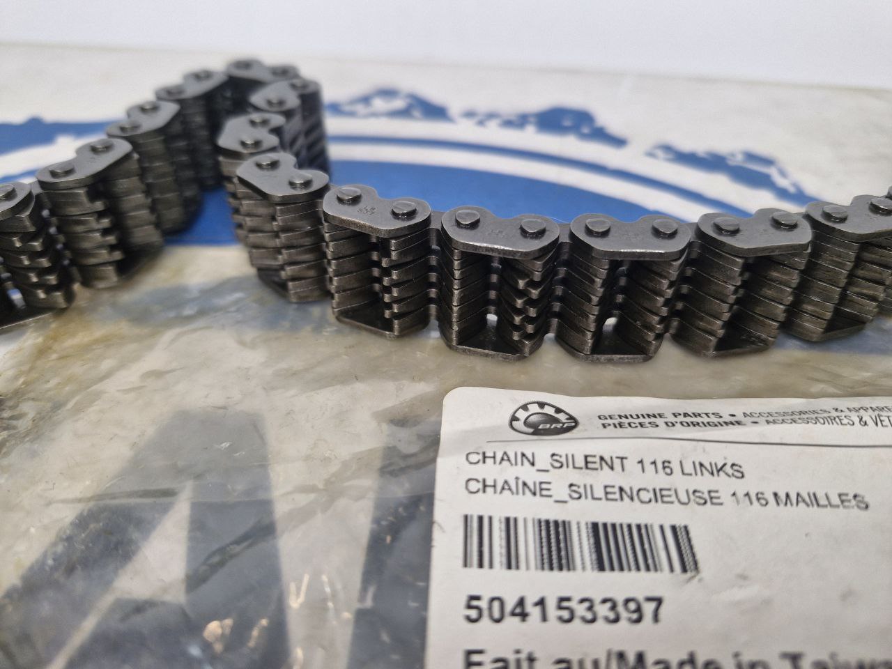Цепь КПП 116 звеньев снегоходов BRP Ski-Doo Gen4 504153397-1