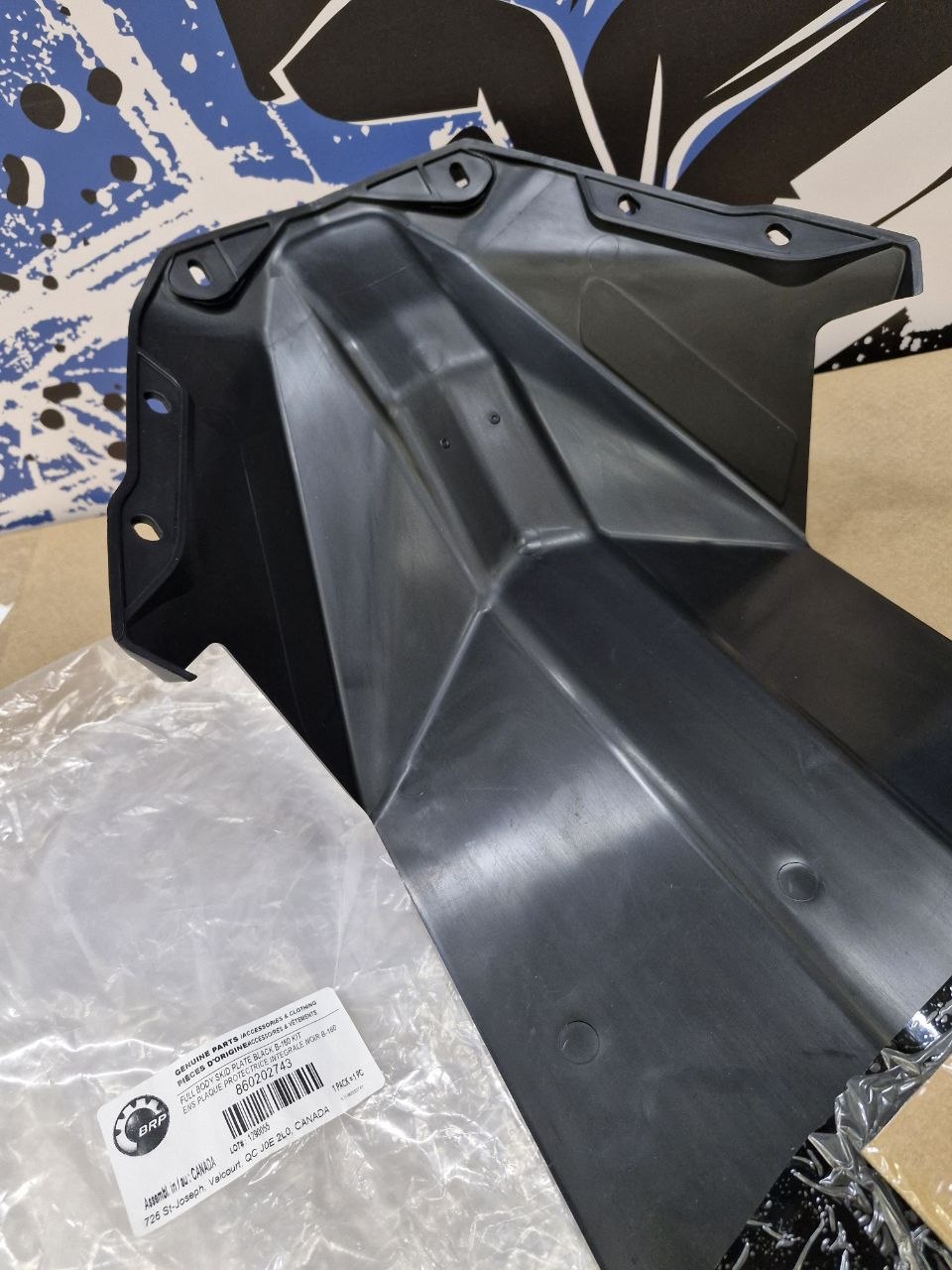 Защита днища снегоходов BRP Ski-Doo Lynx Gen4/Gen5 860202743-2