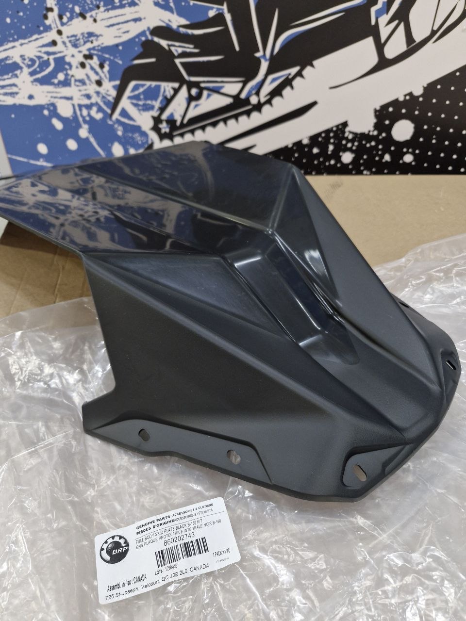 Защита днища снегоходов BRP Ski-Doo Lynx Gen4/Gen5 860202743-3